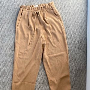 aritzia tan trousers